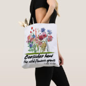Inspirerend Christelijke bijbelvers Tote Bag (Dichtbij)