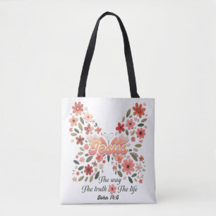 Inspirerend Christelijke bijbelvers Tote Bag