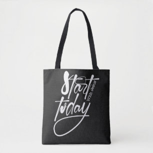 Inspirerend Christelijke bijbelvers Tote Bag