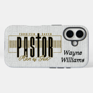 Inspirerend Christelijke dominee / gepersonaliseer iPhone 16 Hoesje