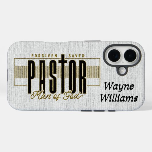 Inspirerend Christelijke dominee / gepersonaliseer Case-Mate iPhone Case (Achterkant (horizontaal))