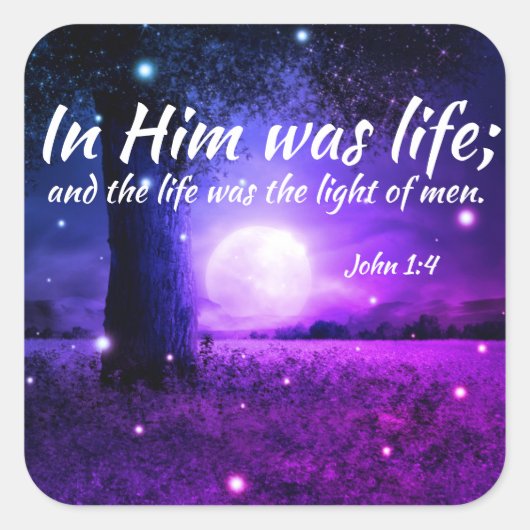 Inspirerend Christelijke Geloof Schrift Stickers (Voorkant)