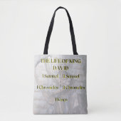 Inspirerend Christelijke het leven van David Tote Bag (Voorkant)