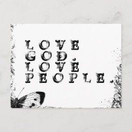 Inspirerend Christelijke liefde God Love Mensen ci Briefkaart