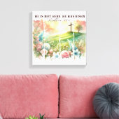 Inspirerend Christelijke Paasdagen Canvas Afdruk (Insitu (Woonkamer))