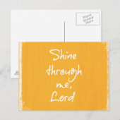 Inspirerend Christelijke prijsbevestiging Prayer Briefkaart (Voorkant / Achterkant)