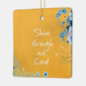 Inspirerend Christelijke prijsbevestiging Prayer Keramisch Ornament (Links)
