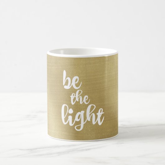 Inspirerend Christelijke quote: Wees het Licht Koffiemok (Center)