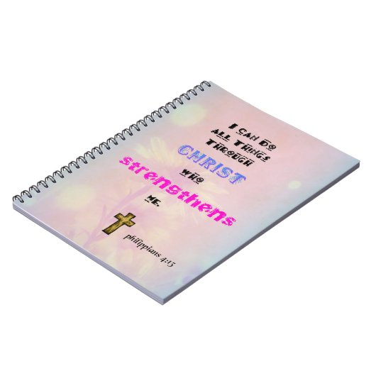 Inspirerend Christelijke Scriptgrafie Notitieboek (Linkerzijde)