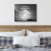 Inspirerend Christelijke Stormen van het Leven van Canvas Afdruk (Insitu (Slaapkamer))