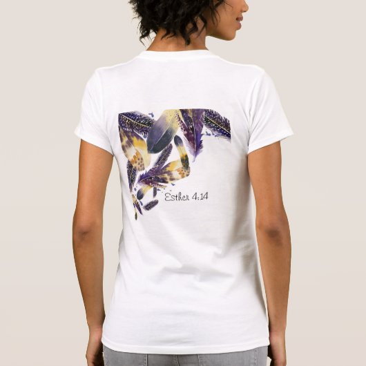 Inspirerend Christelijke verdamper van de Esther-b T-shirt (Achterkant)