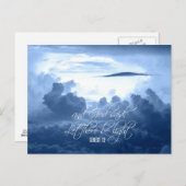 Inspirerend Christelijke verzen: Laat er licht zij Briefkaart (Voorkant / Achterkant)
