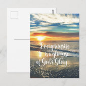 Inspirerend Christelijke zonnesquote Briefkaart (Voorkant / Achterkant)