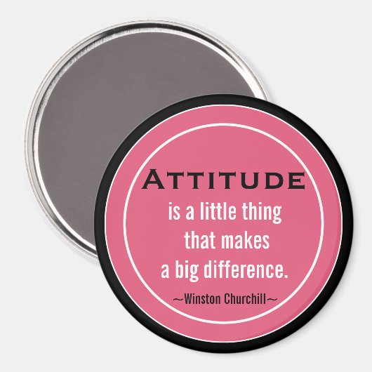 Inspirerend Churchill Quote Magneet (Voorkant / Achterkant)