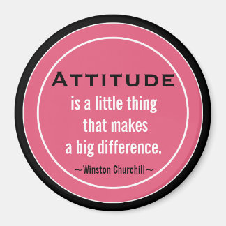 Inspirerend Churchill Quote Magneet