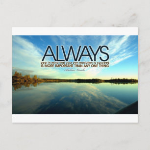 Inspirerend Citaat -- Abraham Lincoln Briefkaart