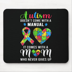 Inspirerend Citaat Autism Mam Shirt Autism Awaren Muismat