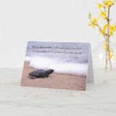 Inspirerend Citaat Baby Zee Schroef Zand Oceaan Kaart (Gele Bloem)