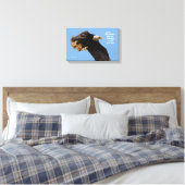 Inspirerend Citaat Bald Eagle in vlucht Canvas Afdruk (Insitu (Slaapkamer))