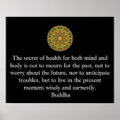 Inspirerend citaat Boeddha Poster (Voorkant)