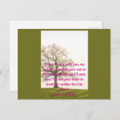 Inspirerend citaat Christelijk geloof Briefkaart (Voorkant / Achterkant)