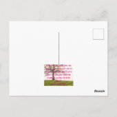 Inspirerend citaat Christelijk geloof Briefkaart (Achterkant)