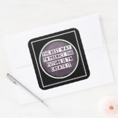 Inspirerend Citaat Creëer Toekomstige vierkant Tre Vierkante Sticker (Envelop)