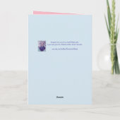 Inspirerend citaat Daffodil Floral Flower Card Kaart (Achterkant)