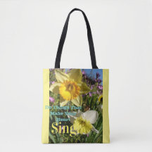 Inspirerend citaat Daffodil Spring Floral