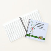 Inspirerend Citaat, Daisies en Ladybugs Notitieboek (Binnen)