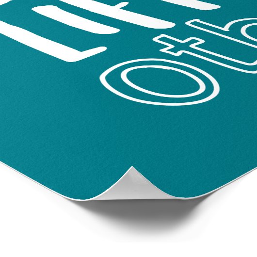 Inspirerend citaat dat wij verhogen door anderen o poster (Hoek)