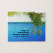 Inspirerend Citaat de geluiden van Stilte Legpuzzel (Horizontaal)