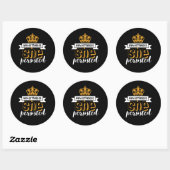 Inspirerend citaat Desondanks bleef ze bestaan Ronde Sticker (Vel)
