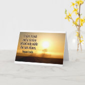 Inspirerend Citaat door Benjamin Franklin Kaart (Gele Bloem)