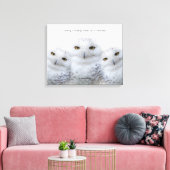 Inspirerend citaat dromen van het Wisdom van Snowy Canvas Afdruk (Insitu (Woonkamer))