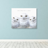 Inspirerend citaat dromen van het Wisdom van Snowy Canvas Afdruk (Insitu (Houten vloer))