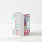 Inspirerend Citaat, een vrouw is als een teabag, M Koffiemok (Center)