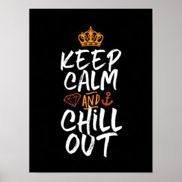 Inspirerend Citaat en Slogan houden uit de Koude v Poster