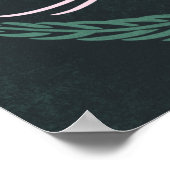 Inspirerend Citaat  Florals Dream Poster (Hoek)