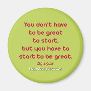 Inspirerend Citaat Fridge Magnet