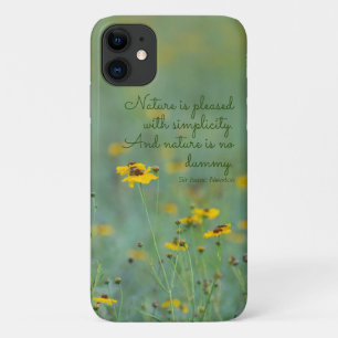 Inspirerend Citaat Geel Wilde Bloemen Foto Case-Mate iPhone Case