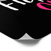 Inspirerend Citaat houdt kalm en vecht aan Poster (Hoek)