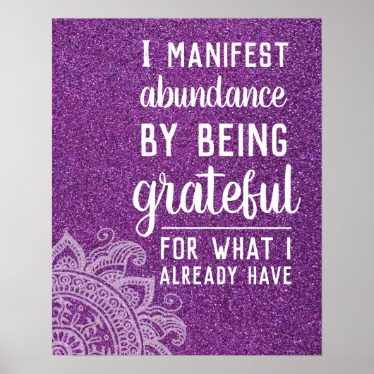 Inspirerend citaat I Am Verklaringen Motivatie Poster (Voorkant)