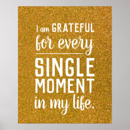 Inspirerend citaat I Am Verklaringen Motivatie Poster