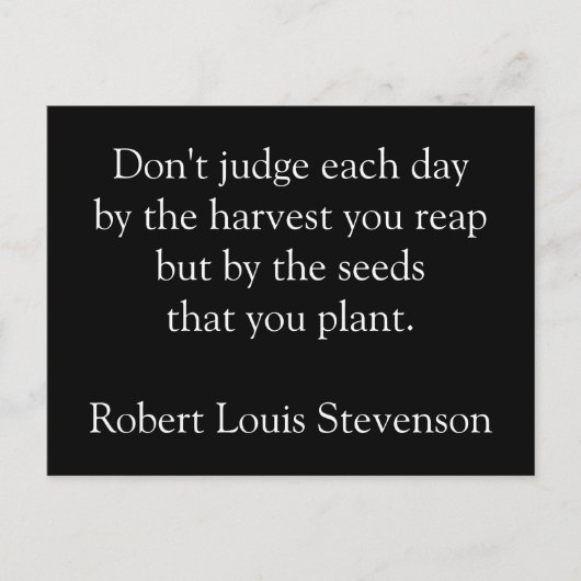 Inspirerend Citaat in een Briefkaart (Voorkant)