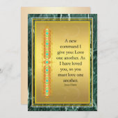 Inspirerend citaat in elegant decoratief ontwerp kaart (Voorkant / Achterkant)