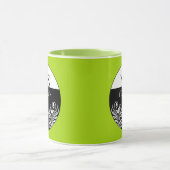 Inspirerend citaat ja u kunt groen verlichten mok (Midden)