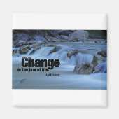 Inspirerend citaat, John F. Kennedy Magneet (Voorkant)