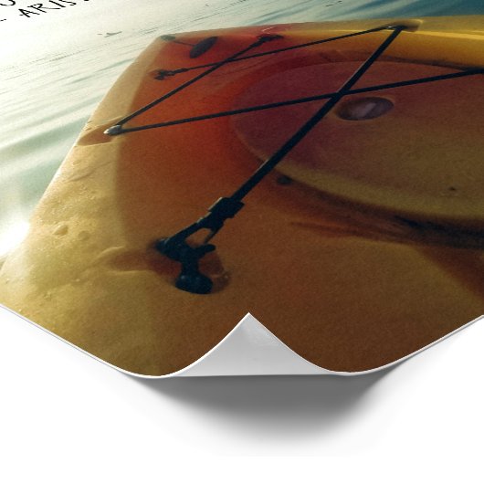 Inspirerend Citaat Kayak Poster (Hoek)