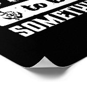  Inspirerend Citaat laat gaan en ga verder Poster (Hoek)